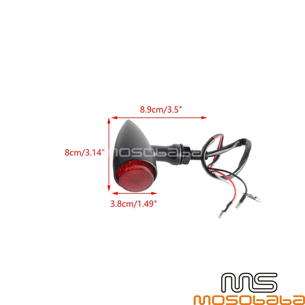 LED Amber Turn Signal Light for Harley Suzuki Universal