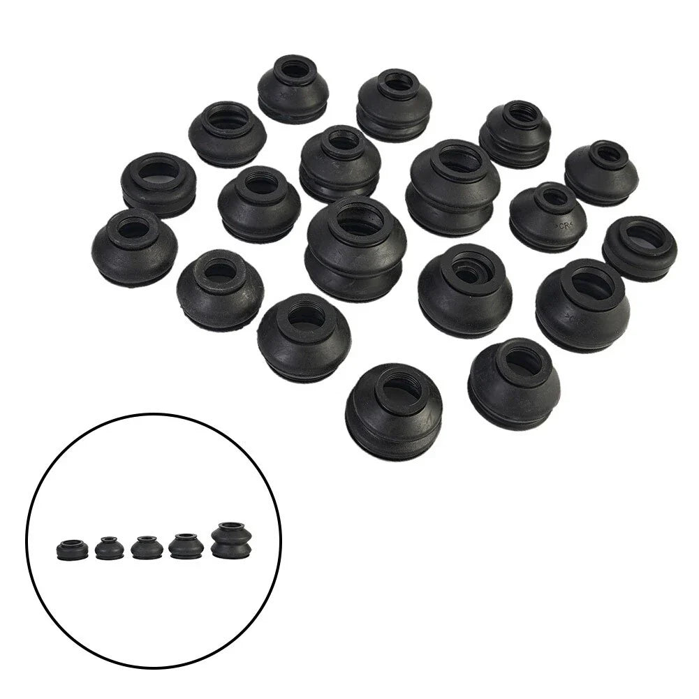 28Pcs Ball Joint Boot Suspension Dust Cover Track Tie Rod Linkage