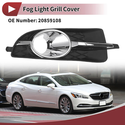 1 Pc Fog Light Grill for Buick LaCrosse (2010–2013) No. 20859108