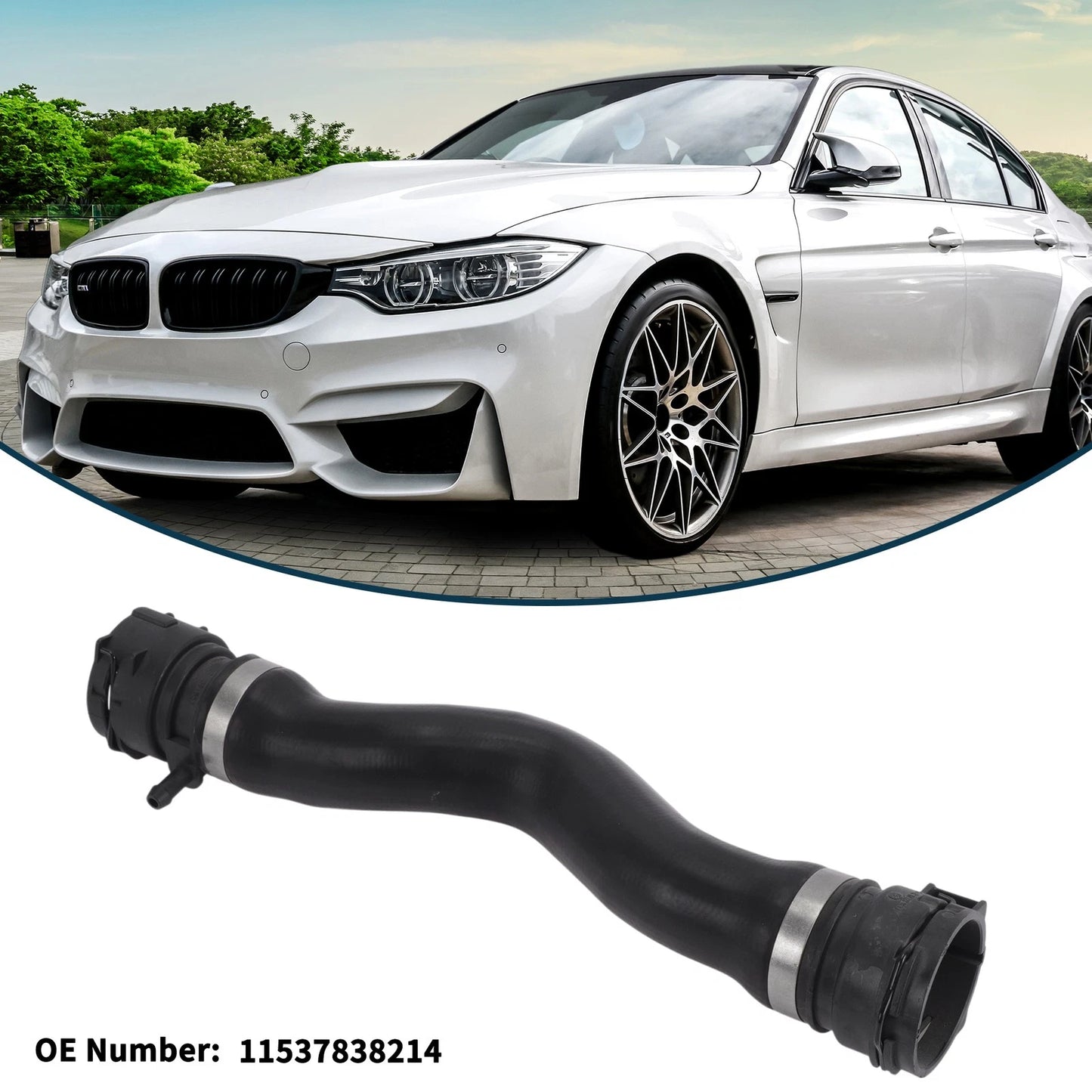 Radiator Hose No.11537838214 for BMW M3 4.0L (2008–2013) Upper Hose