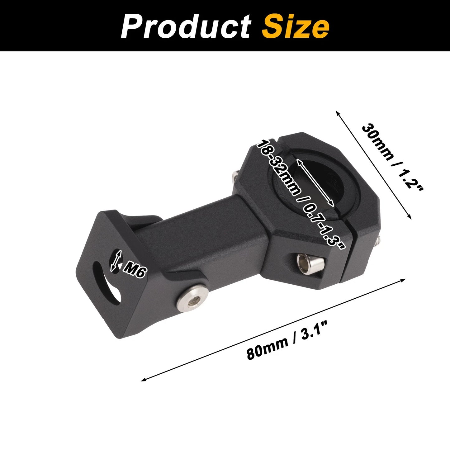 Light Bar Mounting Bracket for Motorcycle (Universal Fit)