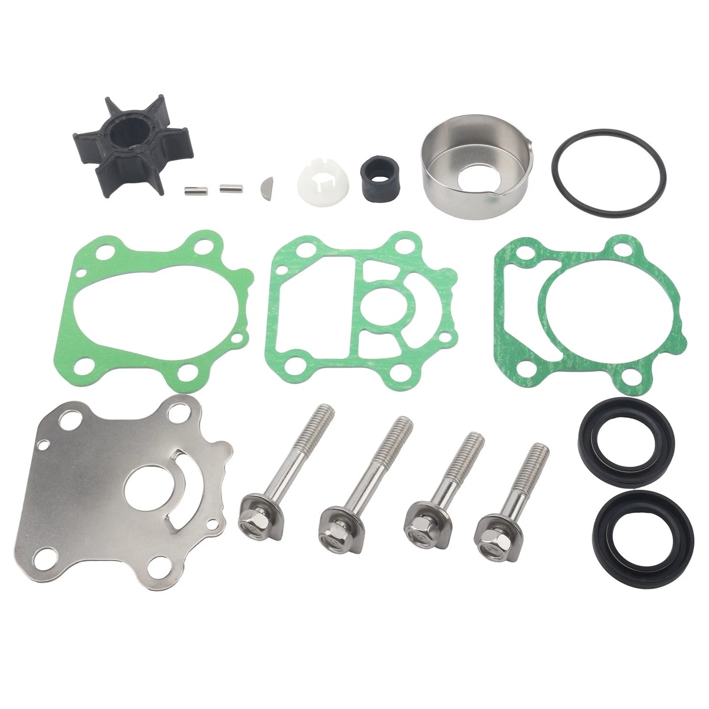 Water Pump Repair Kit for Yamaha 4 Stroke 70 HP Outboard (F70, F70LA)