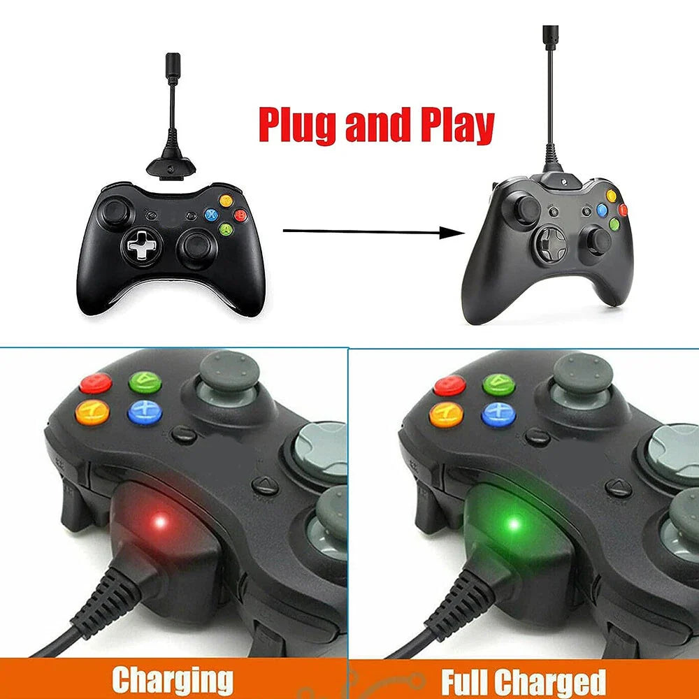 1.8m USB Charging Cable for Xbox 360 / 360 Slim Controller