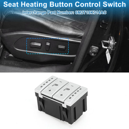 Seat Heating Button Control Switch No.6M2T19K314AC for Ford Mondeo S-MAX (2007–2014)
