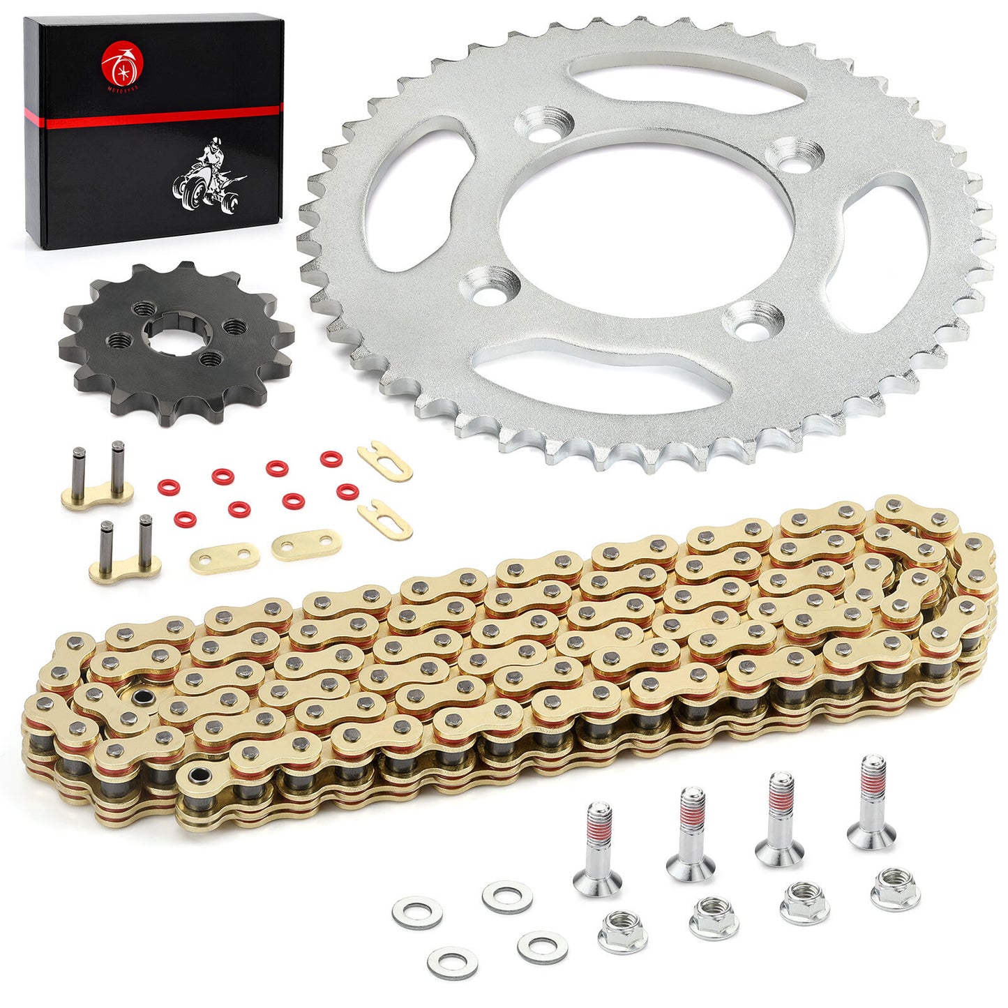 Sprocket Chain Set for Honda XR80R CRF80F (2000–2009) 14/46 Tooth 420 X-Ring