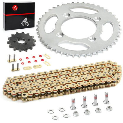 Sprocket Chain Set for Honda XR80R CRF80F (2000–2009) 14/46 Tooth 420 X-Ring