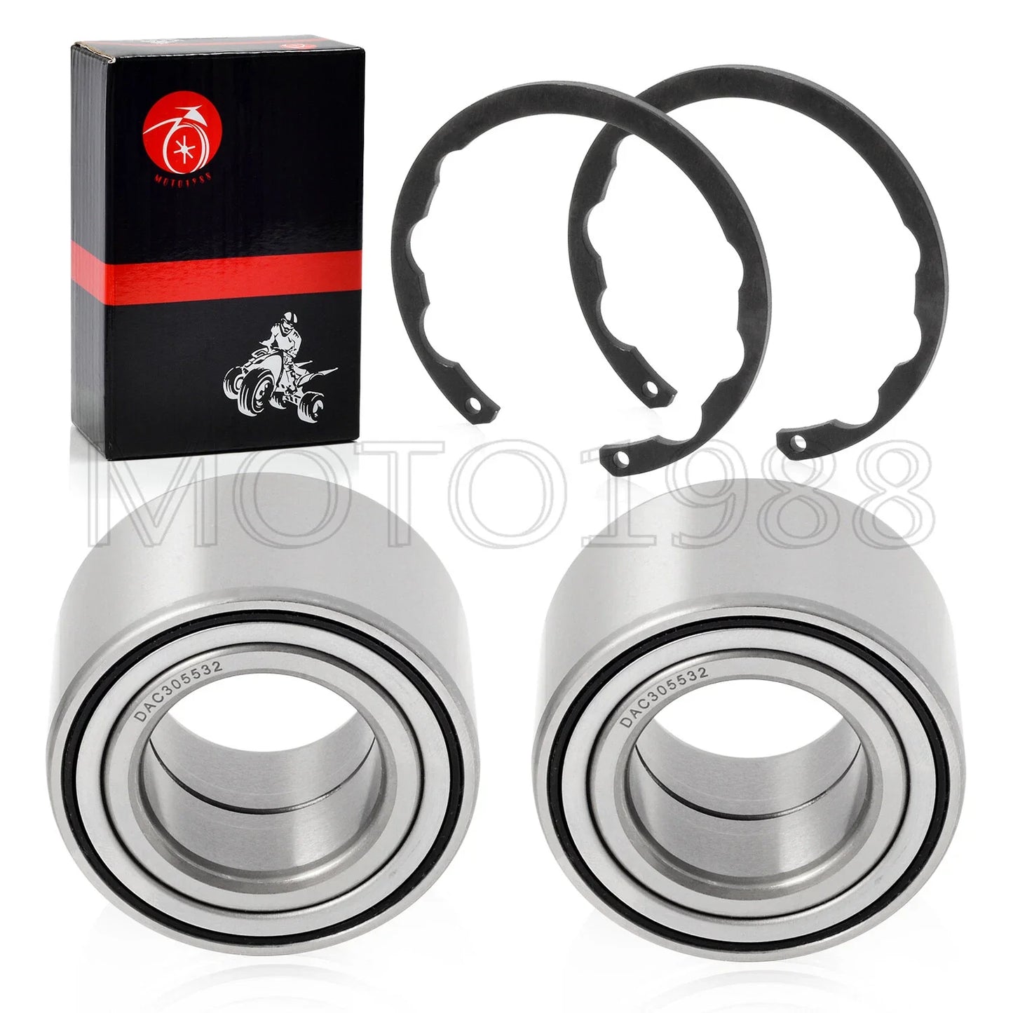 2 x Front Wheel Bearings for Kawasaki Teryx 750/800 (2008–2016) ATV