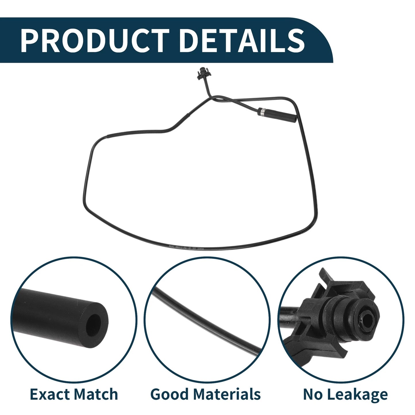 Radiator Hose No. 9G918K012FB for Ford Mondeo (2011) Rubber Coolant Pipe