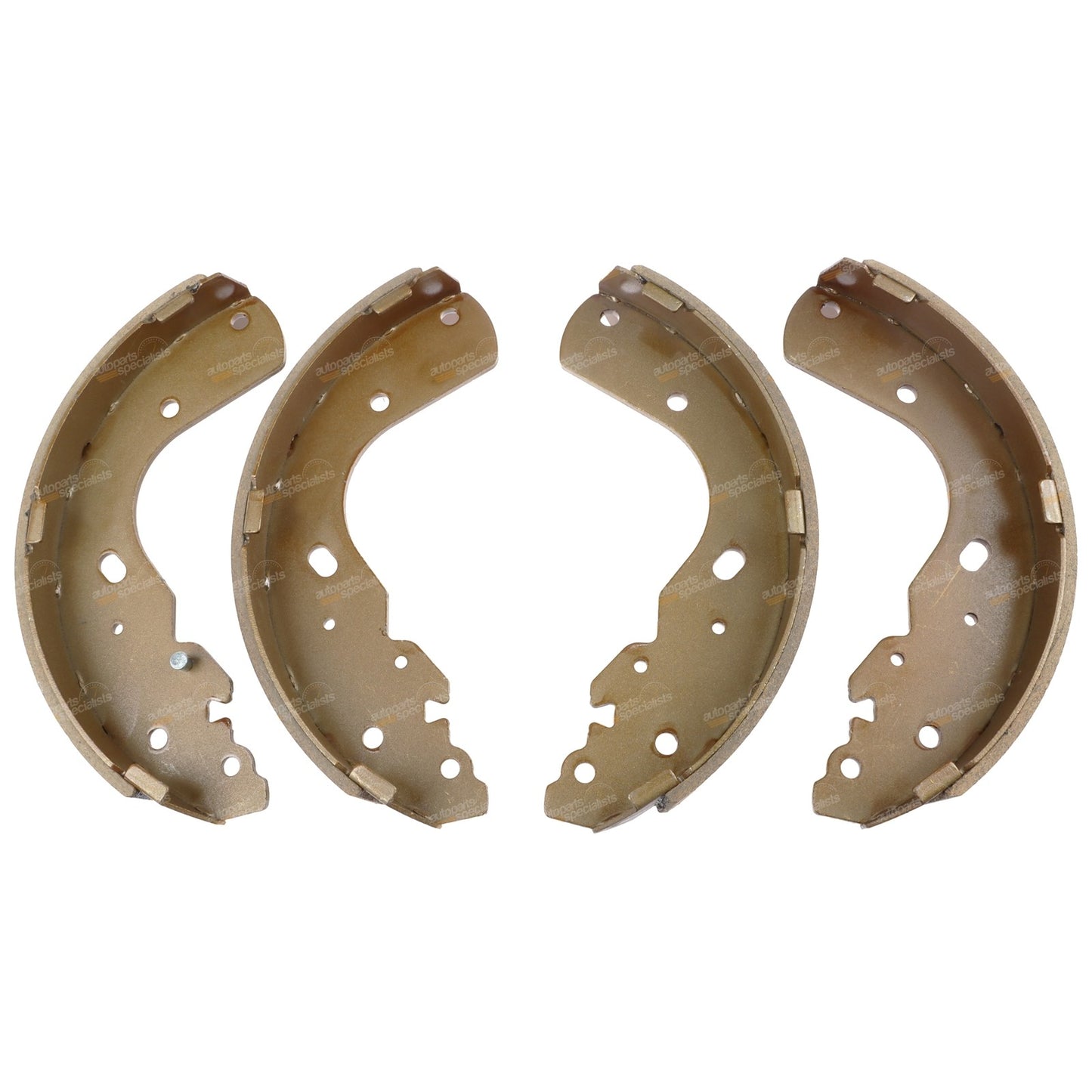 Set of 4 Rear Brake Shoes for Ford Courier Ranger (1999–2009) 4WD