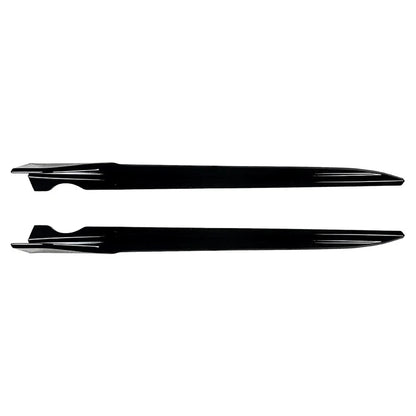Skirt Extensions  Left Right for BMW G05 X5 LCI M Sport (2019-2025) Glossy Black
