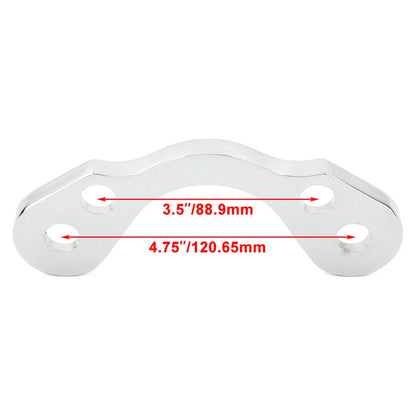 3.5" Wide Springer Handlebar Tree Adapter Top Clamp for Harley