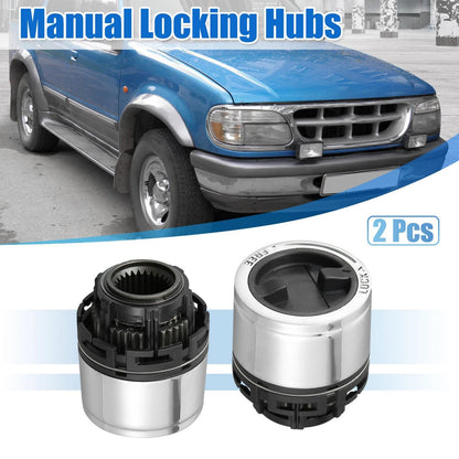 2X Front Wheel Locking Hub 1500170 for Ford Explorer Ranger Mazda B