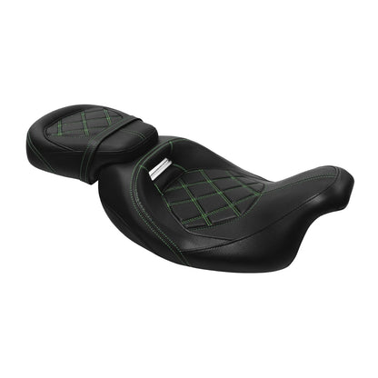 Rider Driver Passenger Seats for Harley Touring CVO Street Glide (2009-2023)