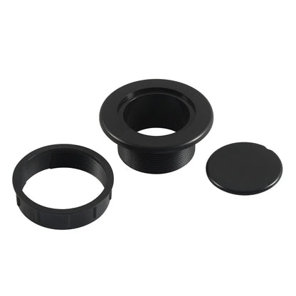 Black Table Umbrella Hole Ring Plug Cap Set for Outdoor Table Cover