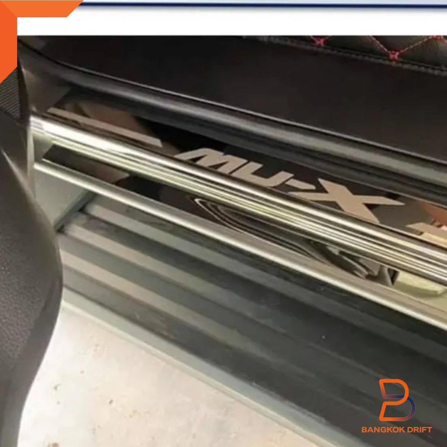 Stainless Steel Kick Step Plate Door Sill Guard for Isuzu MU-X (2021-2024)