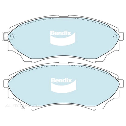 Set of 4 Front Disc Brake Pads for Ford Courier (2004–2006)