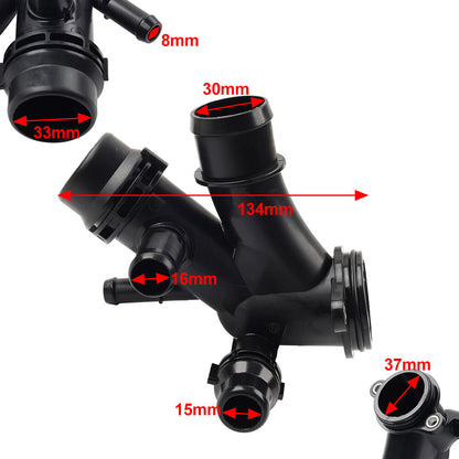 Engine Coolant Outlet Connector Tube for Jaguar XF (2008–2015)