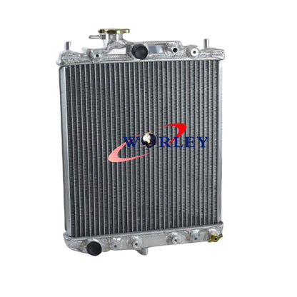 Aluminum Radiator with Fan for Daihatsu Mira L200V L201 MOVE L601 Centro L501 (1990–2000)
