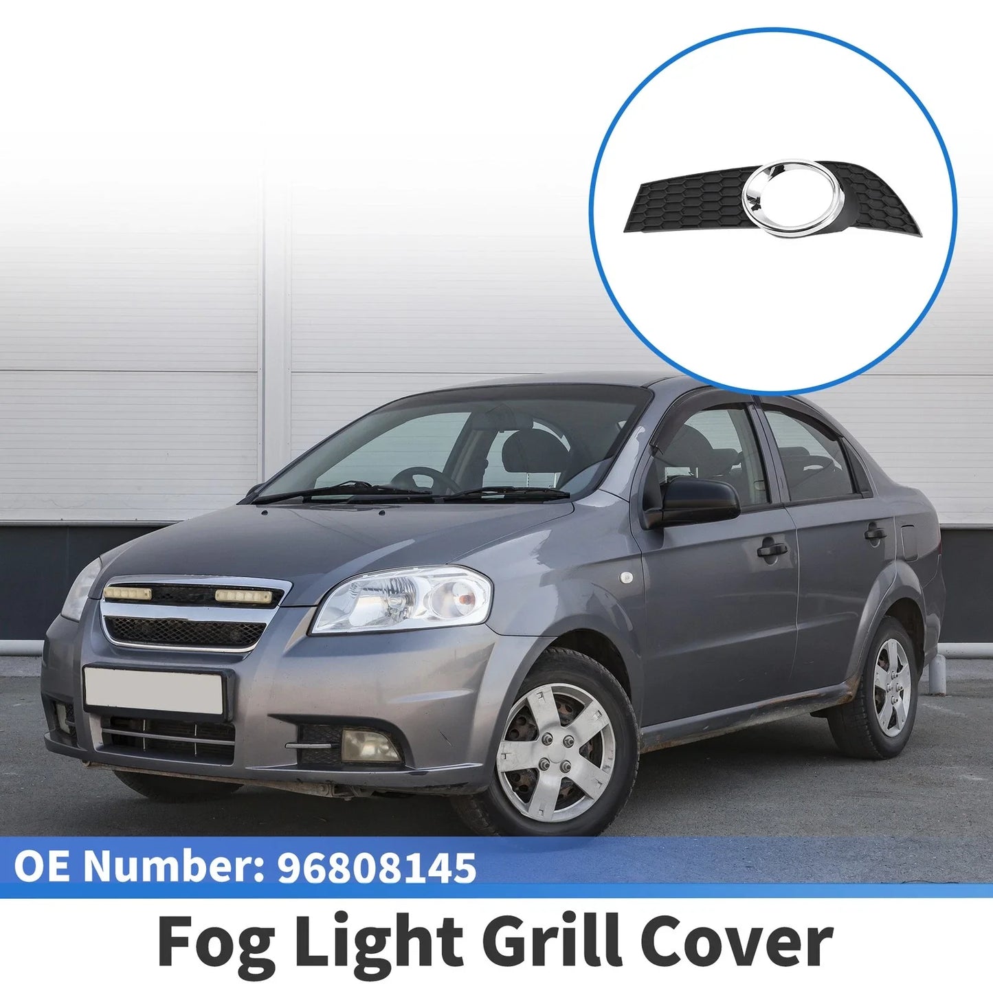Front Left Fog Light Grill for Chevrolet Aveo (2009-2011)