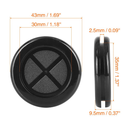 25pcs 35mm Rubber Grommets for Car Electric Cable Protector (Fits Various Models)