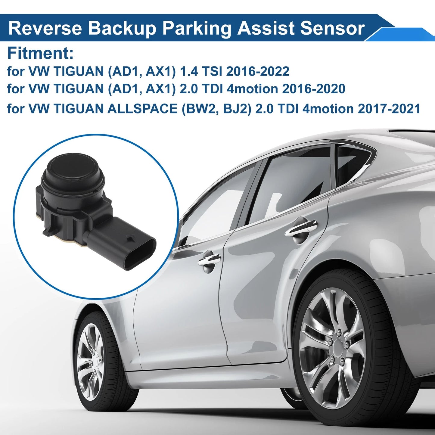 Reverse Backup Parking Sensor No.3Q0919275 for VW Tiguan (2017–2021)