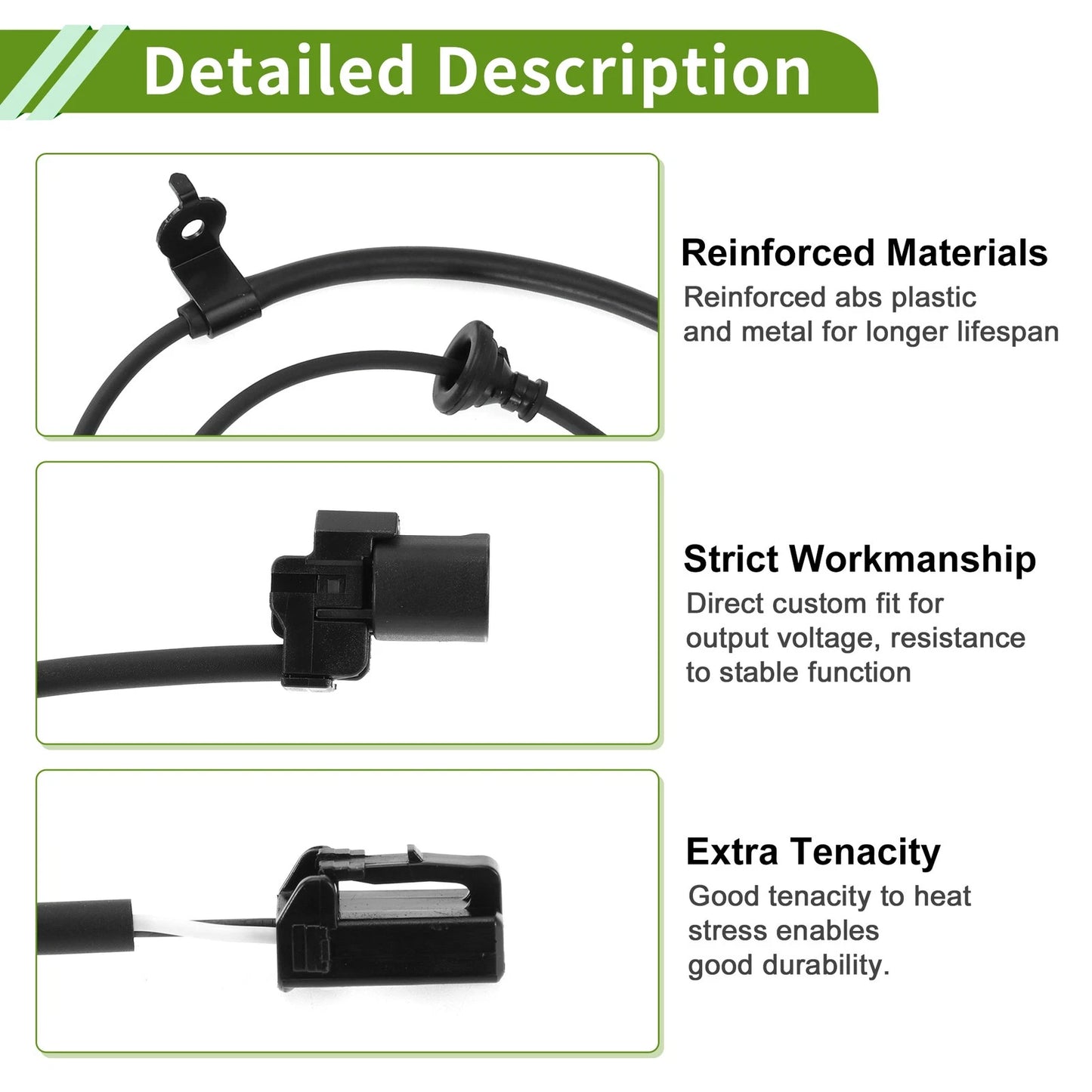 ABS Wheel Speed Sensor No. 8951648040 for Toyota Highlander (2001–2007)
