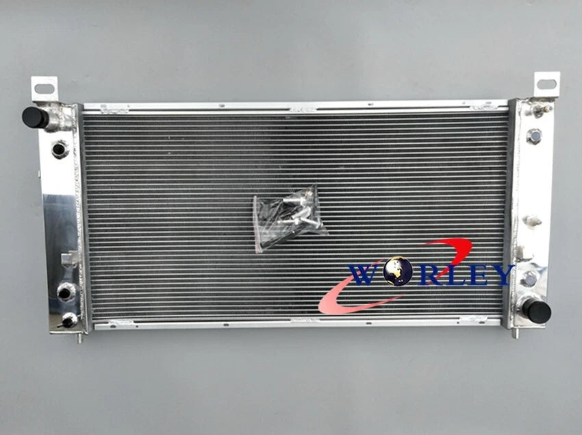 Aluminum Radiator with Fan for Chevrolet Silverado 1500 2500 3500