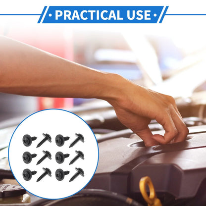 12 x Car Fender Liner Splash Shield Bumper Cover Screws for Honda Accord (2006-2007)