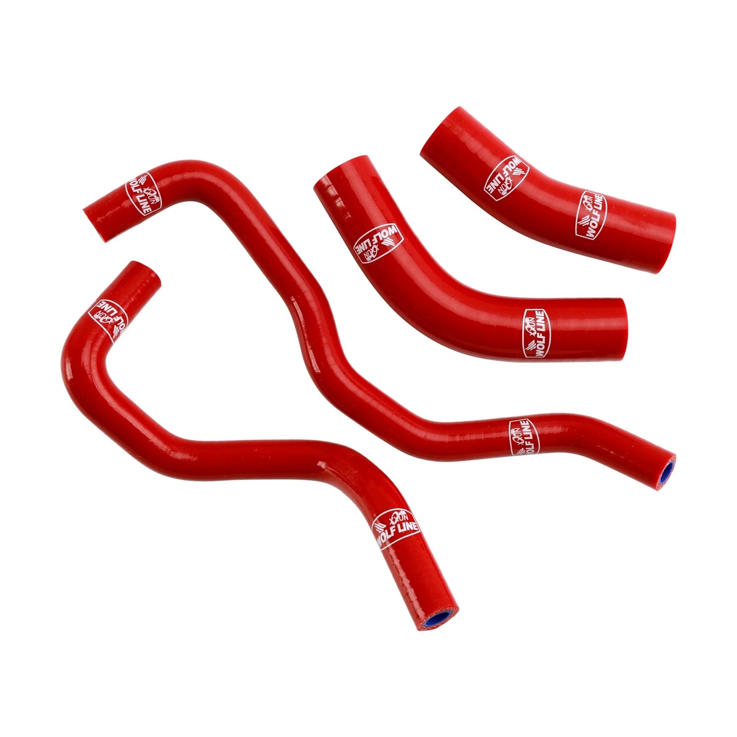 Silicone Radiator Cooling Hose Kit for Yamaha Tenere 700 (2019–2024) Red