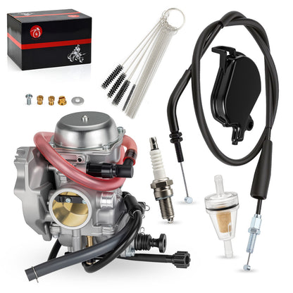 Carburetor with Throttle Cable for Kawasaki Prairie 400 (1999–2002)