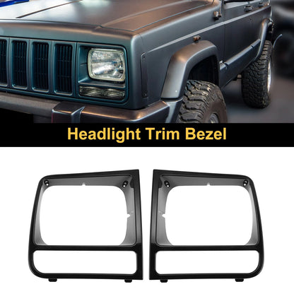 Headlamp Bezel Set for Jeep Cherokee (1997–2001)