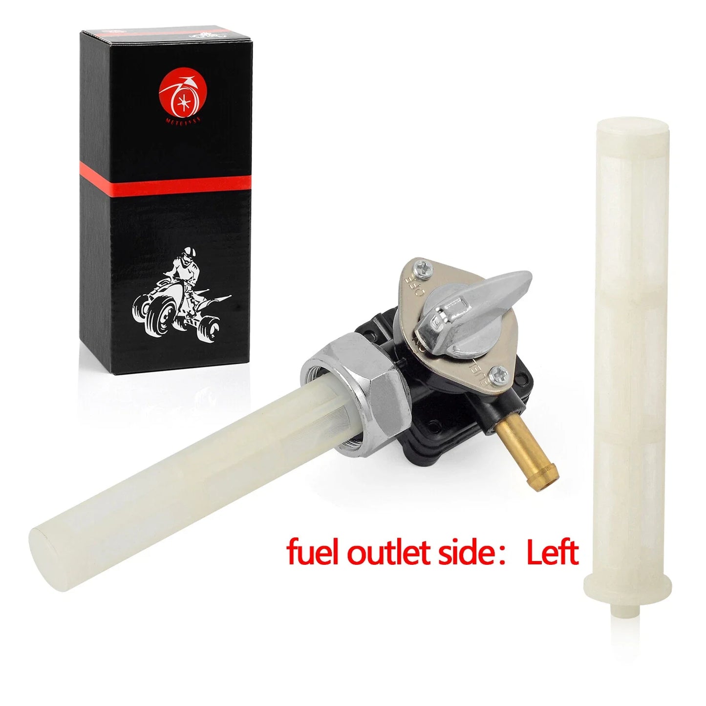 Fuel Valve Petcock VACUUM 22mm Left Spigot for Heritage Softail (1986–2013)