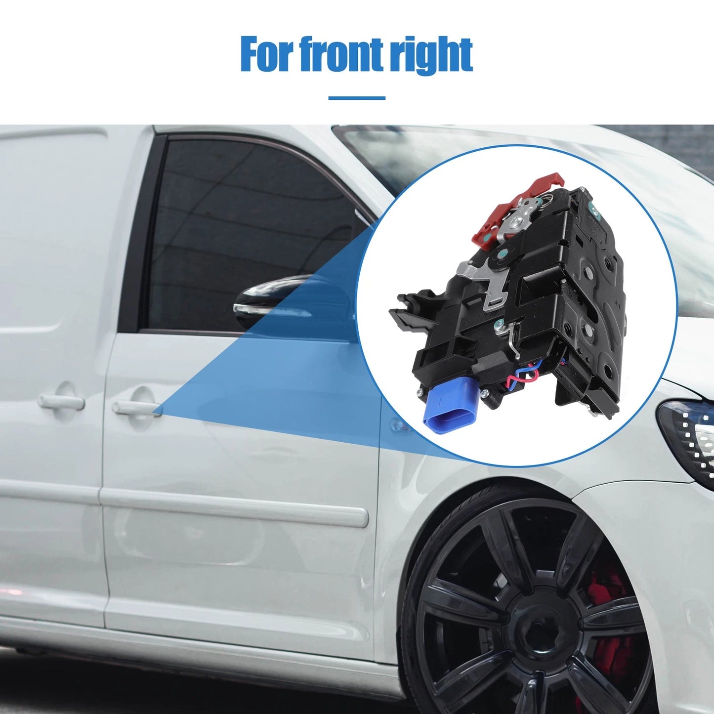 Front Right Door Lock Actuator for Volkswagen Golf (1998–2006) 3D2837016J/3D2837016S