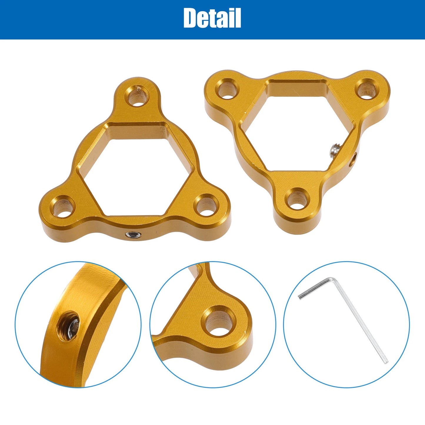 2pcs 22mm Motorcycle Fork Preload Adjusters for Most Motorcycles