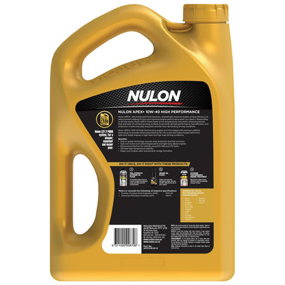 5L Engine Oil for Nulon Apex+ (10W-40)