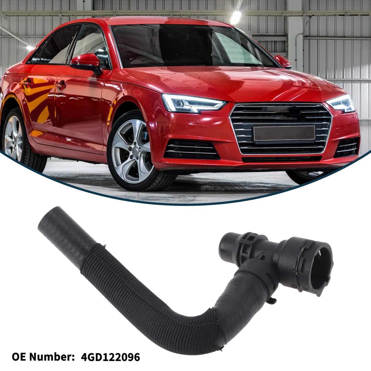 Radiator Hose No.4GD122096 for Audi A4L (2016–2020) Coolant Pipe