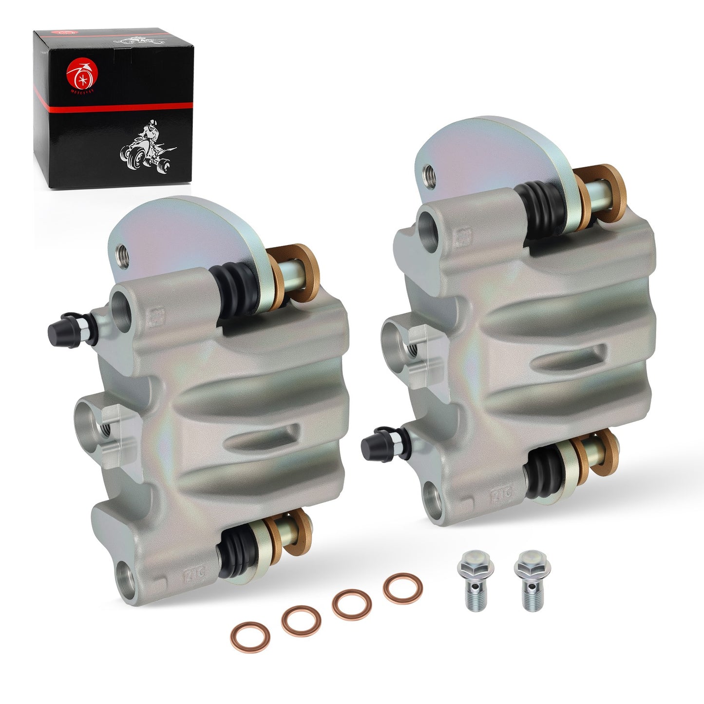 Rear Brake Calipers with Pads for Polaris RZR XP 4 Turbo S (2019–2020)