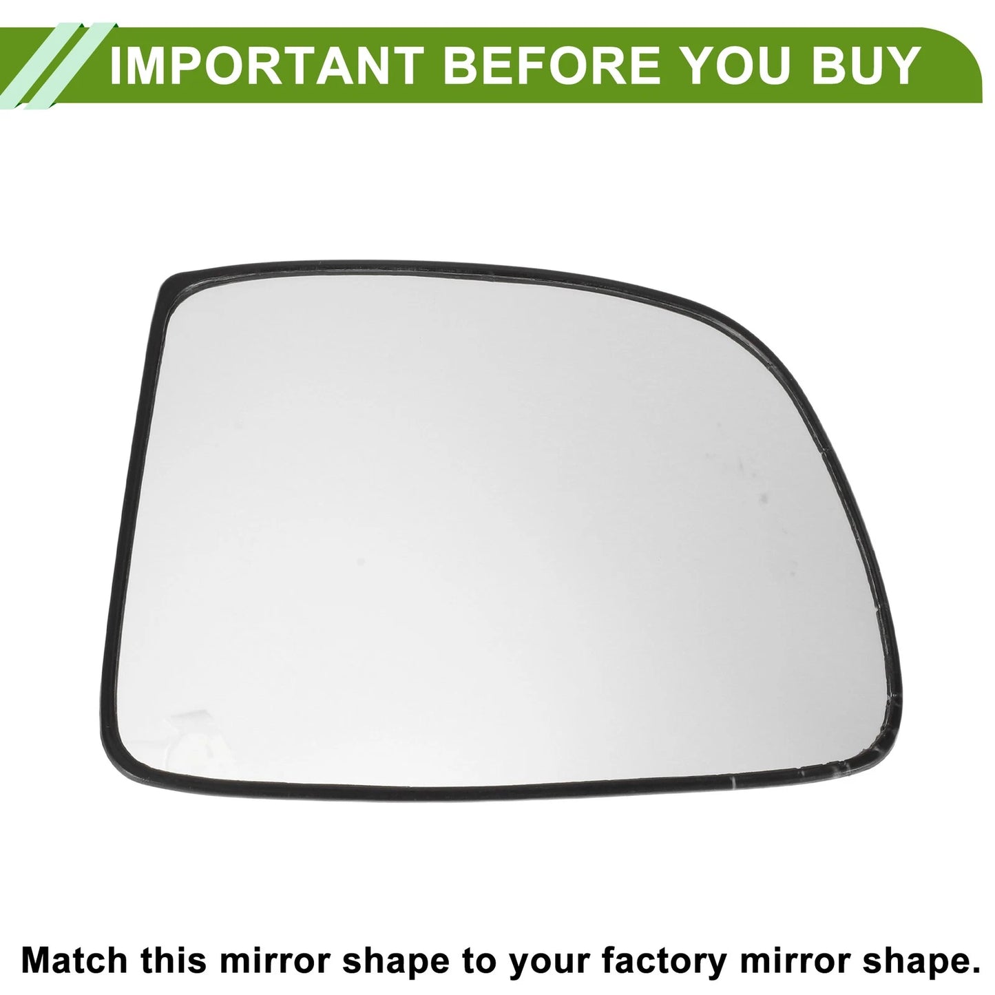 Right Heated Mirror Glass Replacement for KIA Carens (2006–2012) No. 876211D900