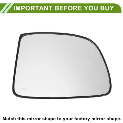 Right Heated Mirror Glass Replacement for KIA Carens (2006–2012) No. 876211D900