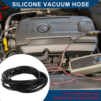 15FT 1/2" Silicone Vacuum Tubing Hose for Air and Water (12mm ID, 3.5mm Thickness)