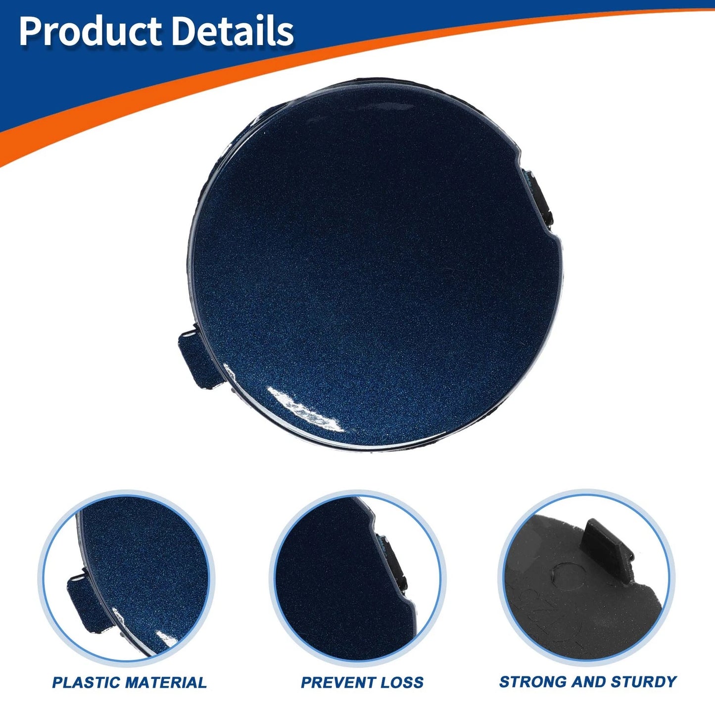 Tow Hook Cover for Mazda (No.D10J50A11A) (2016–2021) Eternal Blue