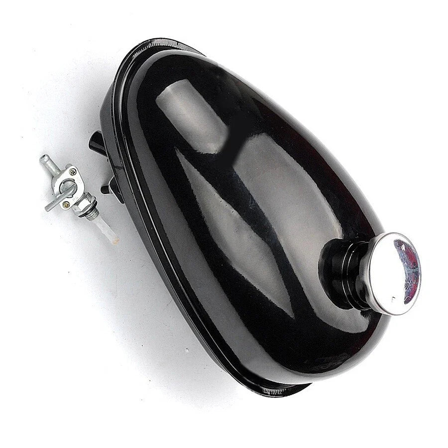 Metal Gas Tank Accessory With Cap for Motorized Bicycle Bike