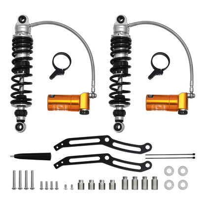 Remote Reservoir Rear Suspension Shocks for Harley Road Street Glide (2014-2024)