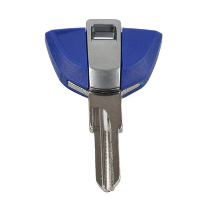 Uncut Blank Blade Key Blue for BMW G310GS G310R C650 GT F700 F800GS (2017-2023)