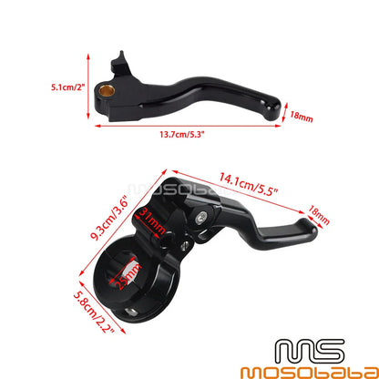 Brake & Clutch Levers Set for Harley Sportster Custom XL883C XL883R (2004-2023)