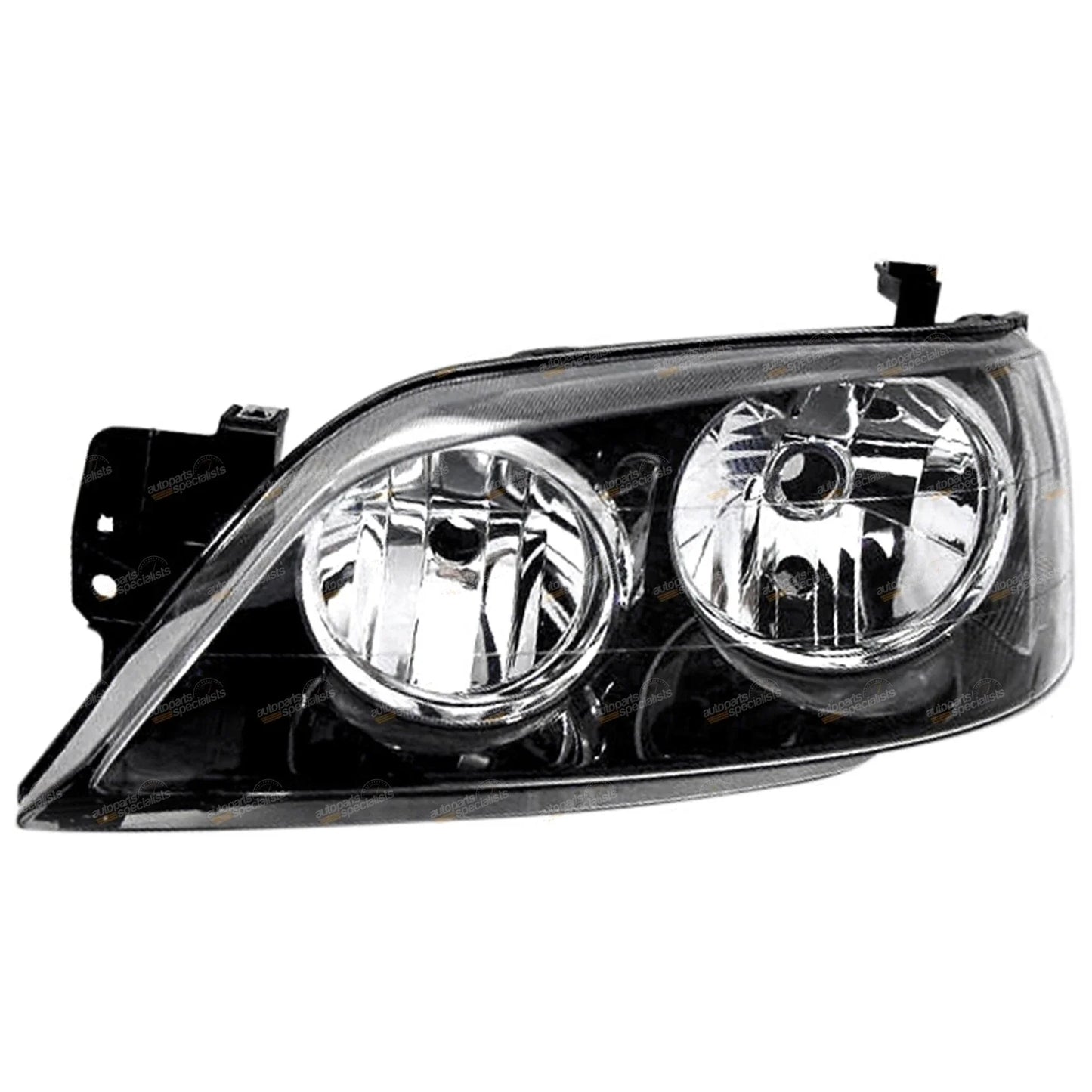 LH Headlight BLACK for Ford BA BF Falcon Fairmont (2002-2006)