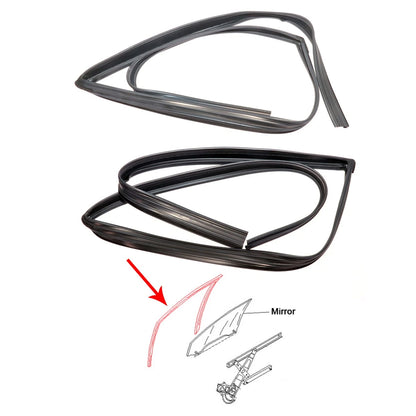 Rear Door Glass Run Channel for Toyota Corolla Levin AE100 (1990–1997)