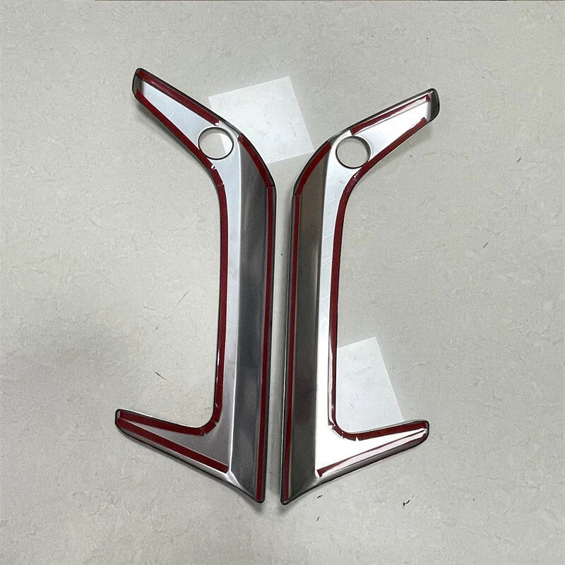 4Pcs Chrome Front Rear Bumper Fog Light Cover Trim for Lexus RX 350 350h