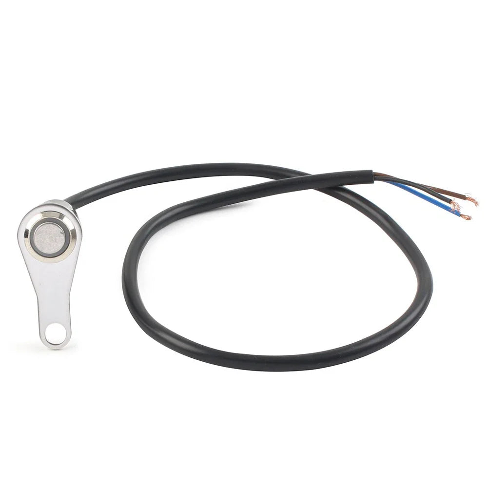 LED Switch ON/OFF Handlebar Mount Push Button Headlight for Motorcycle