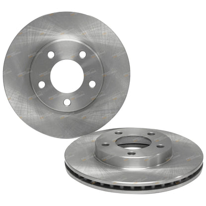 2x Front Disc Rotors & Brake Pads Set for Mazda Tribute/Ford Escape (2001-2005)